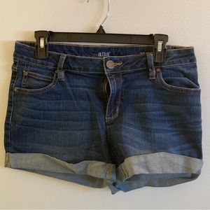 a.n.a. denim shorts